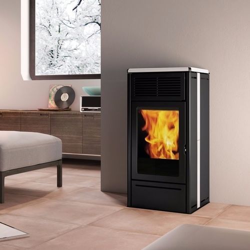 Stufa a pellet - NARA2 PLUS UP - EDILKAMIN - 5 kW...10 kW / 0 - 5 kW / da appoggio
