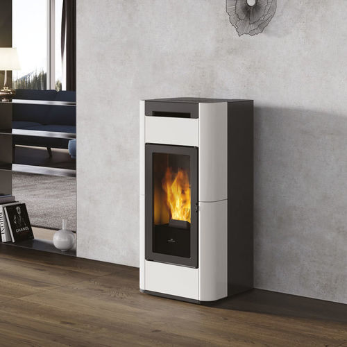 Stufa a pellet - TERA H - EDILKAMIN - 5 kW...10 kW / 20 kW...50 kW / da appoggio