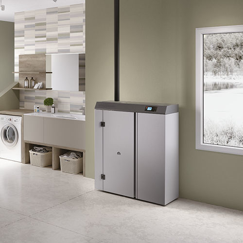 Caldaia a pellet - GORA2 SLIM UP - EDILKAMIN - unicamente per riscaldamento / residenziale / da interno