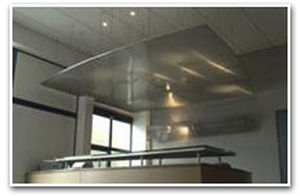 Controsoffitto in legno - ANDRITZ EUROSLOT Architecture - in pannelli / con griglia / con struttura nascosta