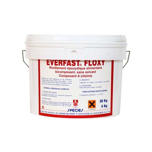 Pavimento in resina epossidica liquida - FLOXY - EVERFAST - liscio / aspetto cemento / ad alta resistenza