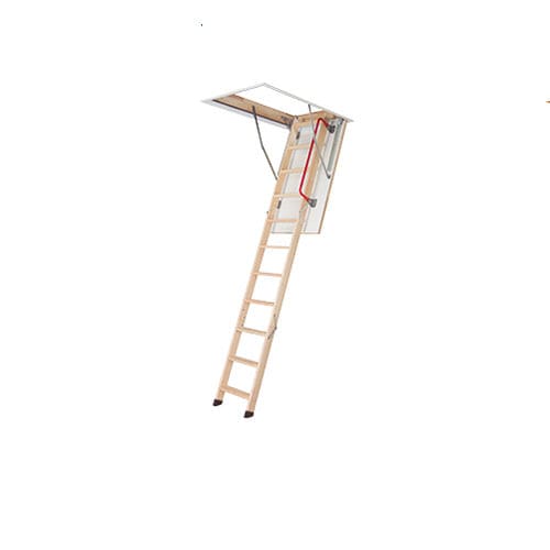 Scala retrattile per mansarda - LWZ PLUS - FAKRO - in legno / per uso residenziale