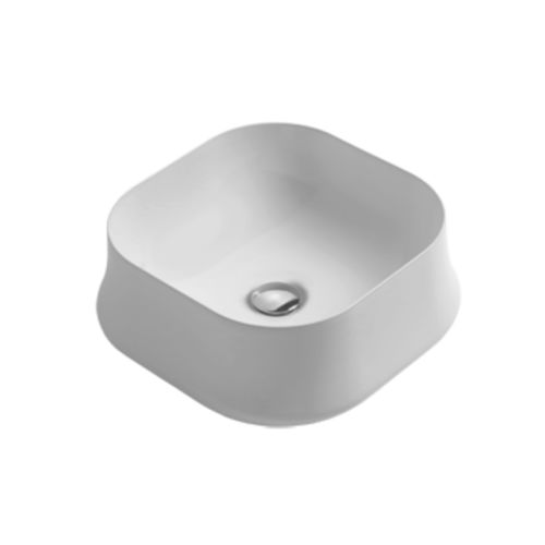 Lavabo da appoggio - SH 06 - SIMAS ACQUA SPACE - in ceramica / quadrato / senza foro