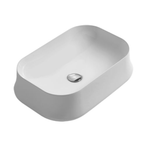Lavabo da appoggio - SH 08 - SIMAS ACQUA SPACE - in ceramica / rettangolare / senza foro