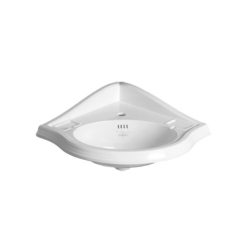 Lavabo sospeso - AR 884 - SIMAS ACQUA SPACE - in ceramica / con miscelatore / d'angolo