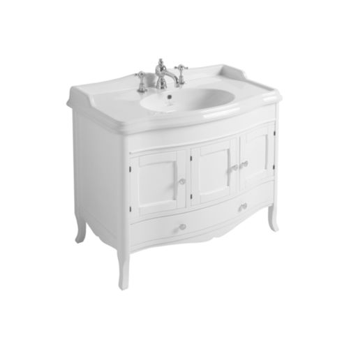 Mobile lavabo da appoggio - ARMC 105 - SIMAS ACQUA SPACE - in noce / contemporaneo / con sportello