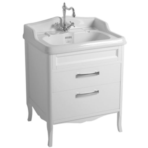 Mobile lavabo da appoggio - ARM1 - SIMAS ACQUA SPACE - in noce / contemporaneo / senza ante