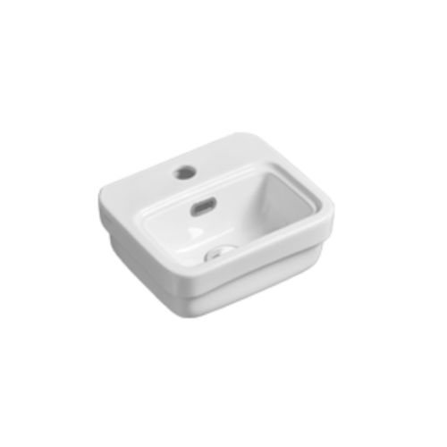 Lavandino sospeso - EVO 13 - SIMAS ACQUA SPACE - rettangolare / in ceramica