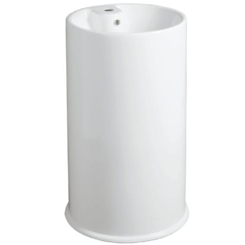 Lavabo autoportante - GTE - SIMAS ACQUA SPACE - in ceramica / con miscelatore / rotondo