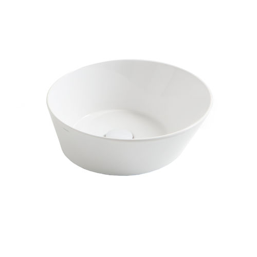 Lavabo da appoggio - WA 01 - SIMAS ACQUA SPACE - in ceramica / rotondo / senza foro