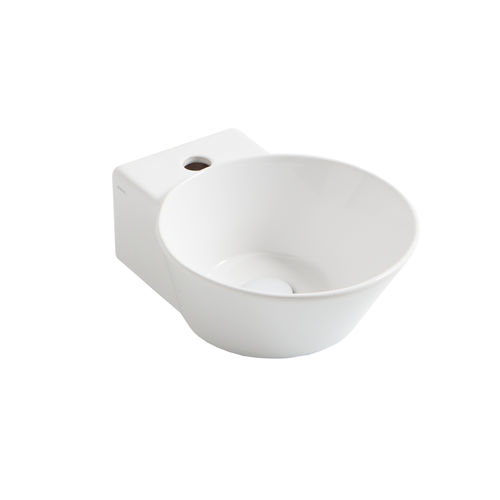 Lavabo sospeso - WA 05 - SIMAS ACQUA SPACE - in ceramica / rotondo / 1 foro