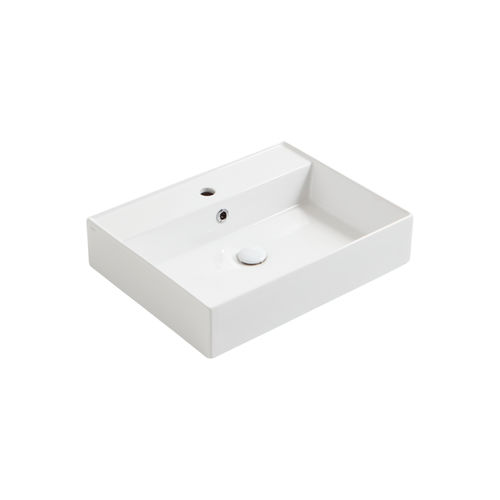 Lavabo sospeso - AG 61 - SIMAS ACQUA SPACE - in ceramica / con miscelatore / rettangolare