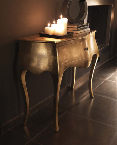 Consolle in stile - AGO - KHAOS - in legno massiccio / in legno laccato / rettangolare