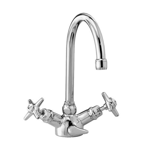 Miscelatore doppio comando per lavabo - 3217P - RUBINETTERIE STELLA - da appoggio / in ottone cromato / da bagno