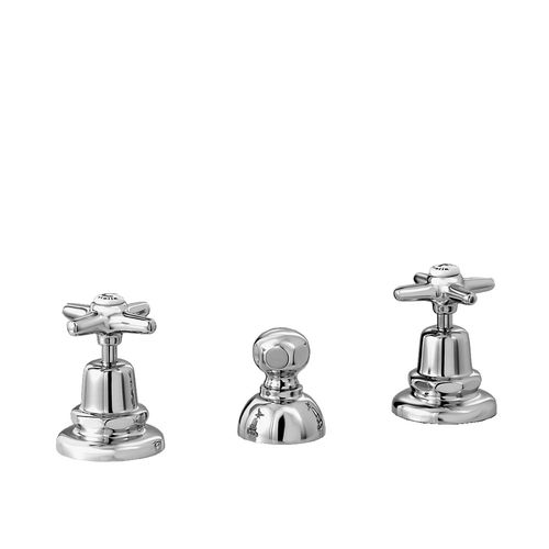 Miscelatore doppio comando per bidet - 3600 - RUBINETTERIE STELLA - da appoggio / in ottone cromato / da bagno