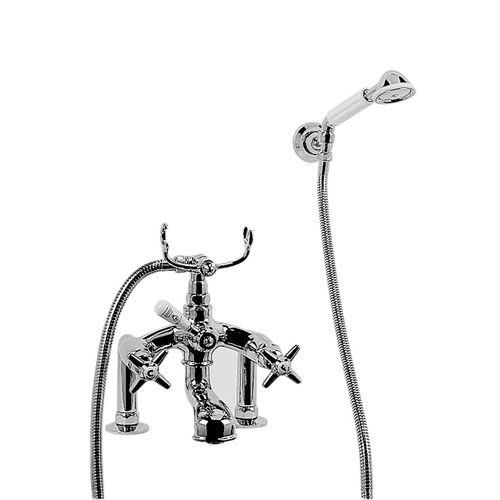 Miscelatore doppio comando per doccia - 3274RG305-6 - RUBINETTERIE STELLA - per vasca / da appoggio / in ottone cromato