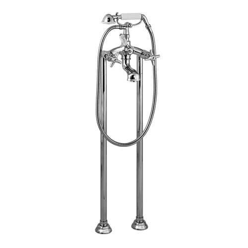 Miscelatore doppio comando per doccia - 3274CL306 - RUBINETTERIE STELLA - per vasca / a pavimento / in ottone cromato