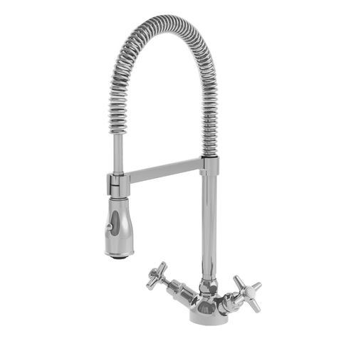 Miscelatore doppio comando da doccia - 3234 - RUBINETTERIE STELLA - da appoggio / in ottone cromato / da cucina