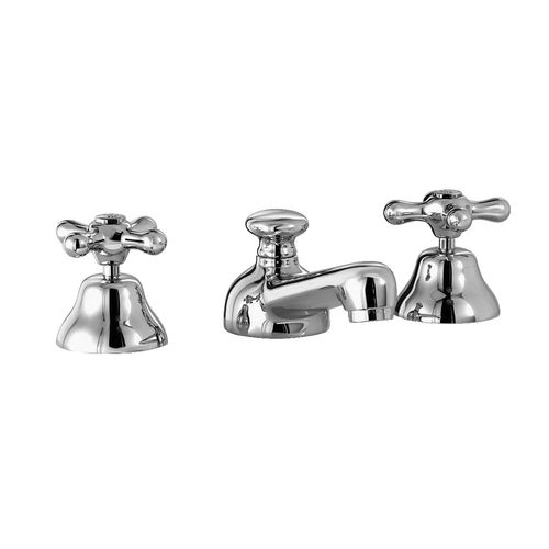 Miscelatore doppio comando per lavabo - 3224 - RUBINETTERIE STELLA - da appoggio / in metallo cromato / in bronzo
