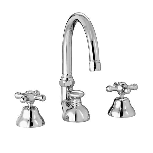 Miscelatore doppio comando per lavabo - 3225 - RUBINETTERIE STELLA - da appoggio / in metallo cromato / in bronzo