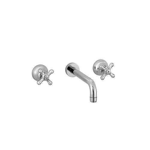 Miscelatore doppio comando per lavabo - 3861 - RUBINETTERIE STELLA - da incasso / in metallo cromato / in bronzo