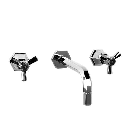 Miscelatore doppio comando per lavabo - 3863 - RUBINETTERIE STELLA - da incasso / in metallo cromato / in bronzo
