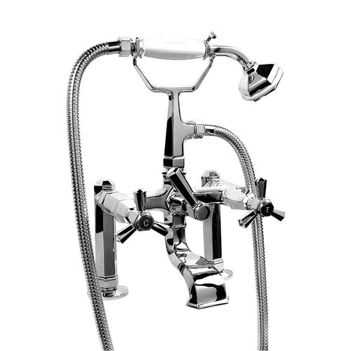 Miscelatore doppio comando per doccia - 3274RG306 - RUBINETTERIE STELLA - per vasca / da parete / in metallo cromato