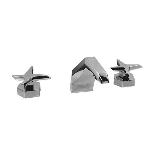 Miscelatore doppio comando per lavabo - 3224 - RUBINETTERIE STELLA - da appoggio / in metallo cromato / in bronzo