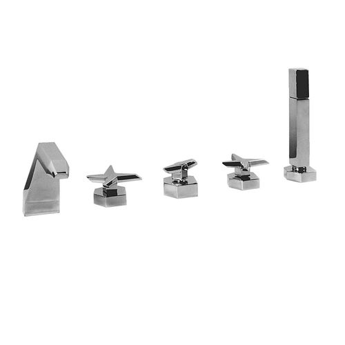 Miscelatore doppio comando per doccia - 3256-308 - RUBINETTERIE STELLA - per vasca / da appoggio / in metallo cromato