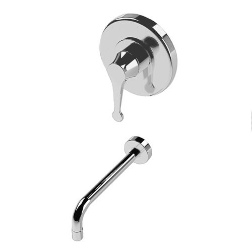 Miscelatore per lavabo - 3863MC-PV - RUBINETTERIE STELLA - da parete / in metallo cromato / in bronzo