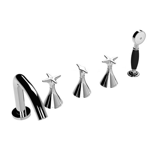 Miscelatore doppio comando per doccia - 130 3256TR308 - RUBINETTERIE STELLA - per vasca / da appoggio / in metallo cromato