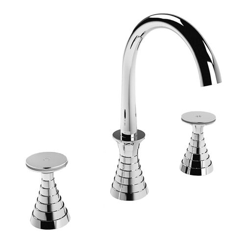 Miscelatore doppio comando per lavabo - 3225BIS - RUBINETTERIE STELLA - da appoggio / in metallo cromato / in bronzo