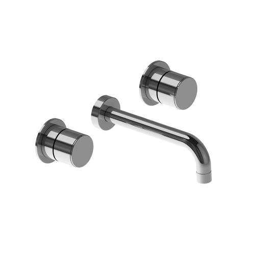Miscelatore doppio comando per lavabo - 3861 - RUBINETTERIE STELLA - da incasso / in metallo cromato / in bronzo
