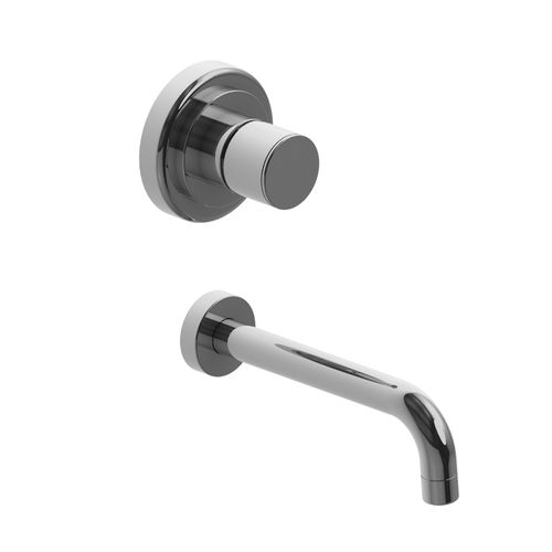 Miscelatore per lavabo - 3861MC-PV - RUBINETTERIE STELLA - da parete / in metallo cromato / in bronzo