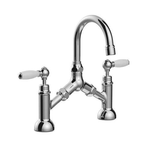 Miscelatore doppio comando per lavabo - 3215 - RUBINETTERIE STELLA - da appoggio / in ottone cromato / da bagno