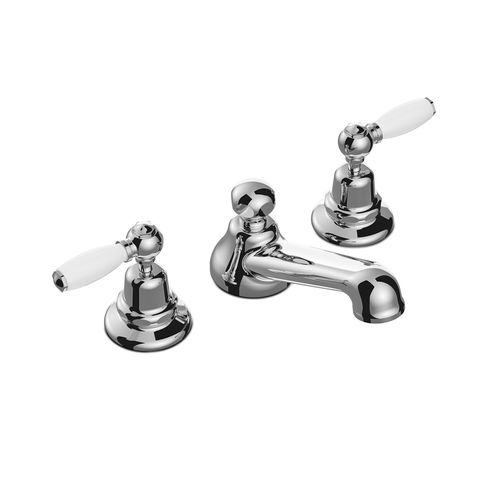 Miscelatore doppio comando per lavabo - 3224P - RUBINETTERIE STELLA - da appoggio / in metallo cromato / da bagno