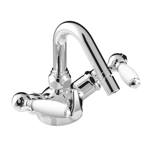 Miscelatore doppio comando per bidet - 3604BIS - RUBINETTERIE STELLA - da appoggio / in metallo cromato / da bagno