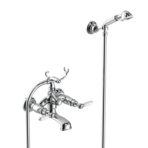 Miscelatore doppio comando per doccia - 3274-305-6 - RUBINETTERIE STELLA - per vasca / da parete / in metallo cromato
