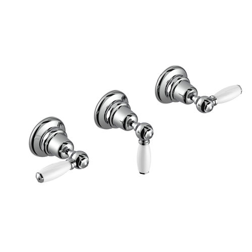 Miscelatore doppio comando per doccia - 3254 - RUBINETTERIE STELLA - per vasca / da incasso / in metallo cromato