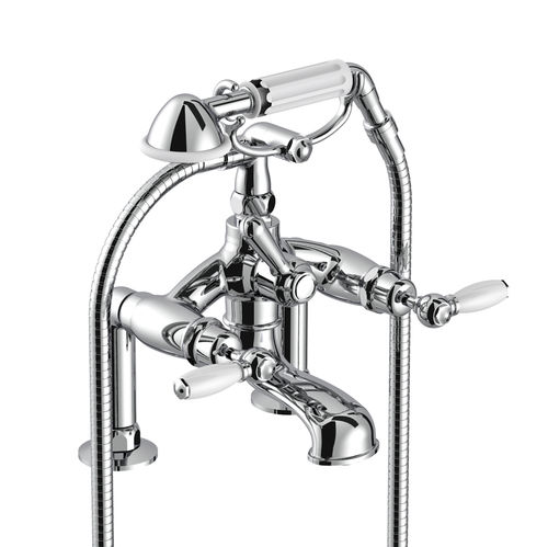 Miscelatore doppio comando per doccia - 3274RG306 - RUBINETTERIE STELLA - per vasca / da appoggio / in metallo cromato
