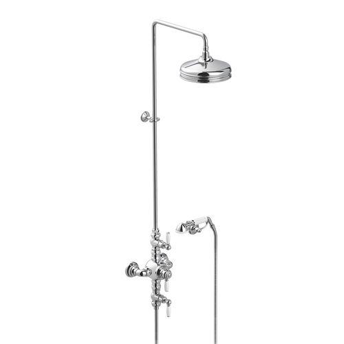 Set doccia da parete - IS3284-33-220 - RUBINETTERIE STELLA - classico / con doccia a mano / termostatico