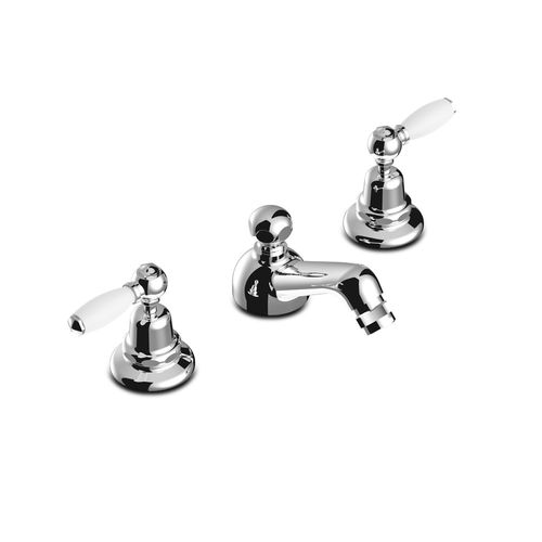 Miscelatore doppio comando per bidet - 3601 - RUBINETTERIE STELLA - da appoggio / in metallo cromato / da bagno