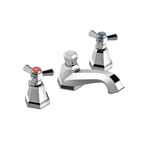 Miscelatore doppio comando per lavabo - 3224P - RUBINETTERIE STELLA - da appoggio / in metallo cromato / in bronzo