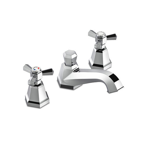 Miscelatore doppio comando per lavabo - 3224PTC - RUBINETTERIE STELLA - da appoggio / in metallo cromato / in bronzo