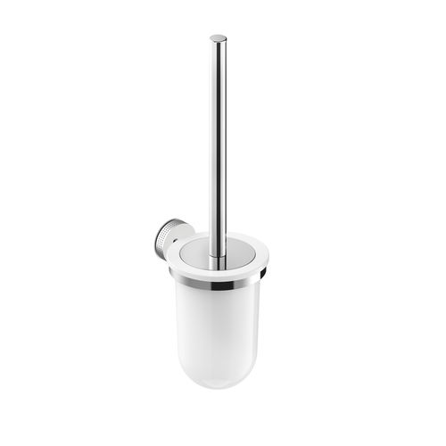 Portascopino per WC in vetro - 1052 - RUBINETTERIE STELLA - da parete / satinato