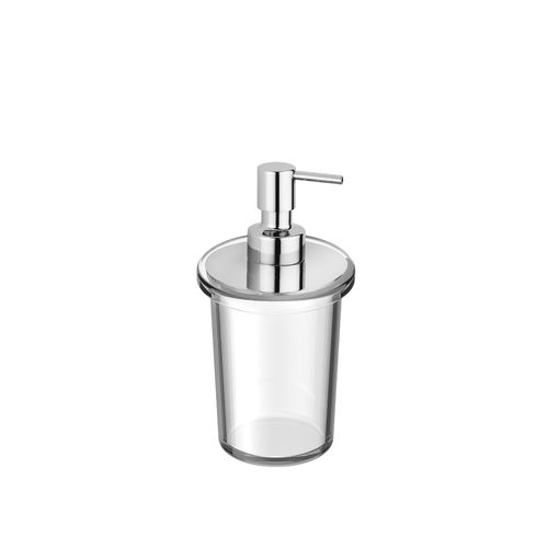 Distributore di sapone da appoggio - D020 - RUBINETTERIE STELLA - in vetro / manuale / contemporaneo