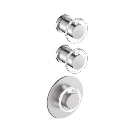 Miscelatore doppio comando per doccia - IS3298-PV - RUBINETTERIE STELLA - da parete / termostatico / in metallo