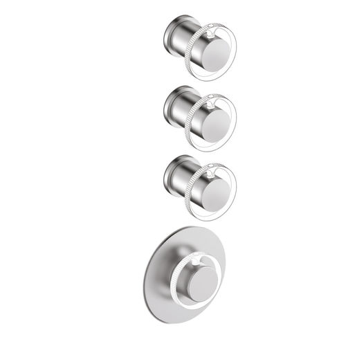 Miscelatore doppio comando per doccia - IS3299-PV - RUBINETTERIE STELLA - da parete / termostatico / in metallo