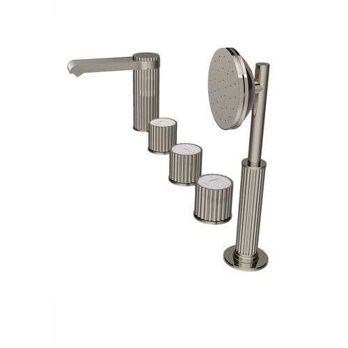 Miscelatore doppio comando per vasca - 3256TR308 - RUBINETTERIE STELLA - da appoggio / in ottone / da bagno