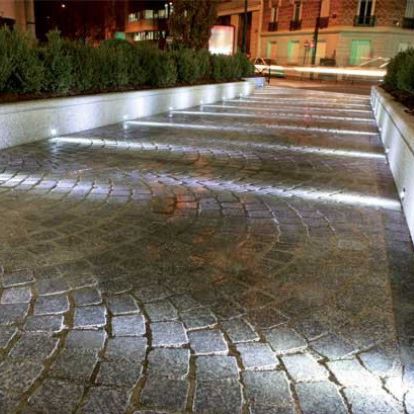 Faretto da pavimento - X-UP 1 - FLUX Lighting - da incasso a pavimento / LED / rotondo